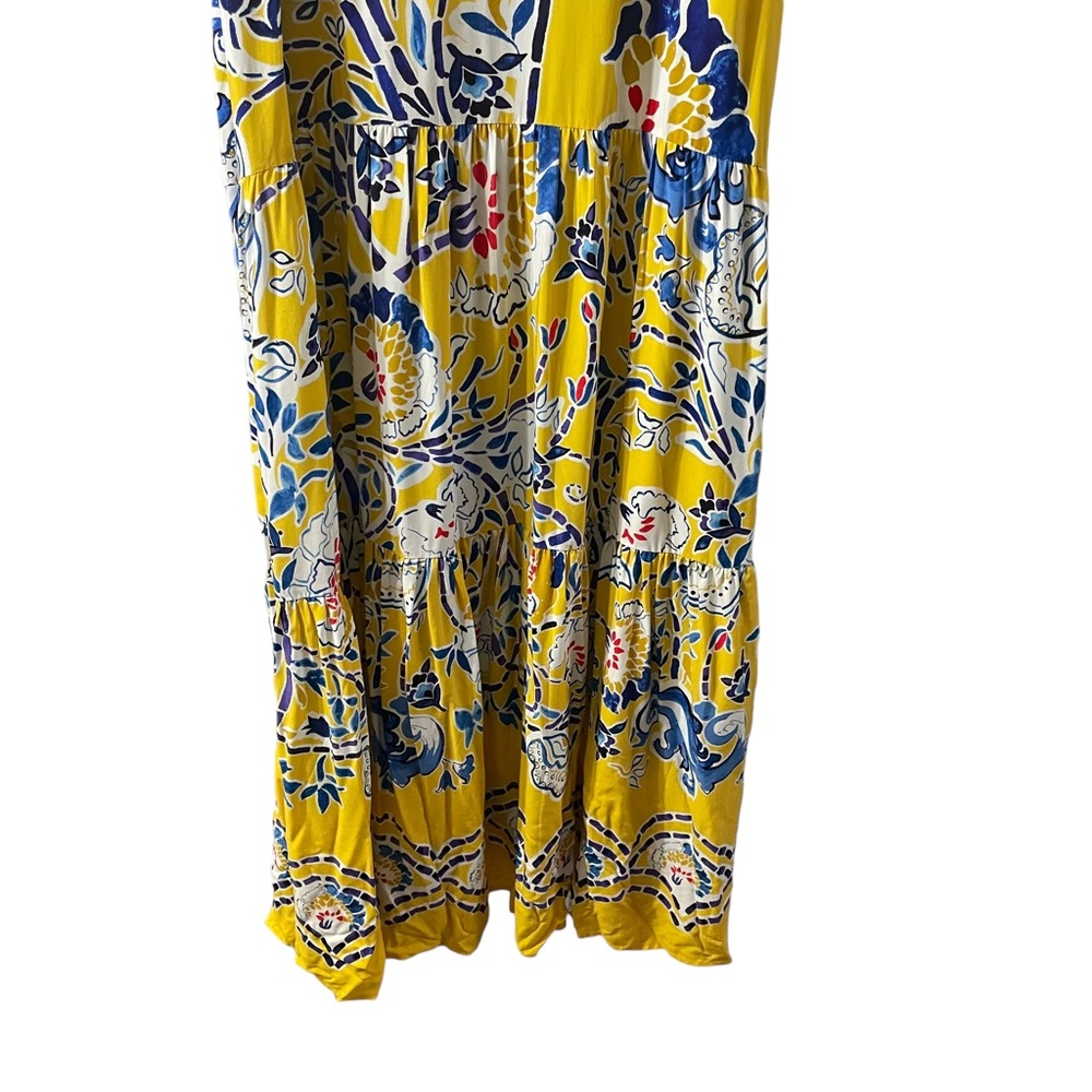 Anthropologie Maeve Sunny Boutique Maxi Dress Size SP - Picture 5 of 9